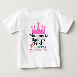 Mummy & Pappor First Princess Baby T shirt 6 månad