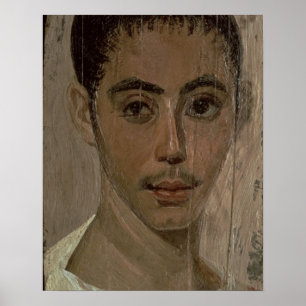 Mummy Porträtt of a Boy with an Inyed Öga, from Poster