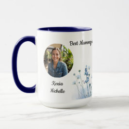 Mummy’s Little Wildflowers Personalized Name Mugg