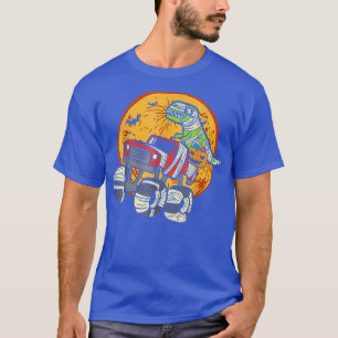 Mummy T Rex Monster Lastbil Dino Småbarn Boys Hall Shirt