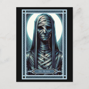 Mummy Tarot Card Vykort