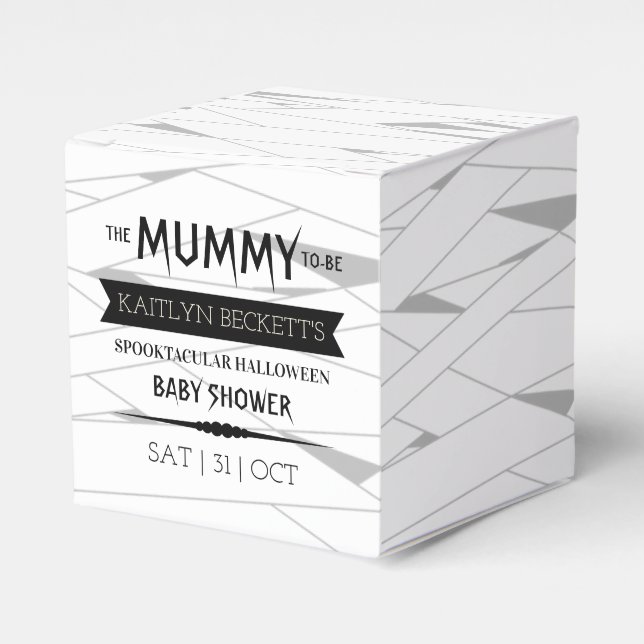 Mummy to be | Halloween Baby Shower Presentaskar (Framsidan Sidan)