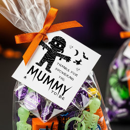 Mummy to be Halloween Baby Shower Tack Gåvor Etiketter