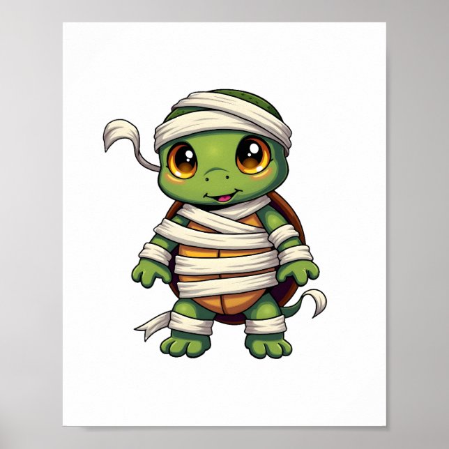 Mummy Turtle Poster (Framsidan)