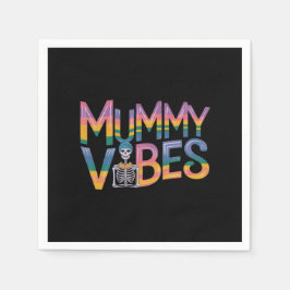 Mummy Vibes: Hämta Spooky Roligt till Halloween Pappersservett