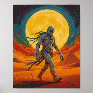 Mummy Wall Art - egyptisk fasa Poster