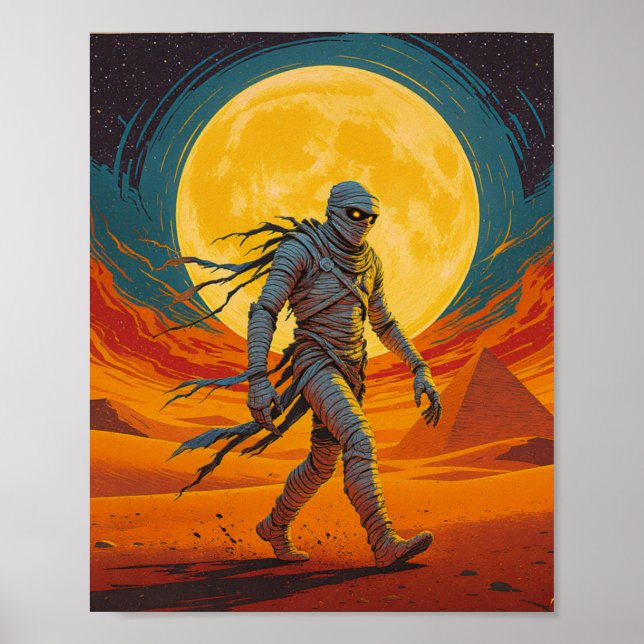 Mummy Wall Art - egyptisk fasa Poster (Framsidan)