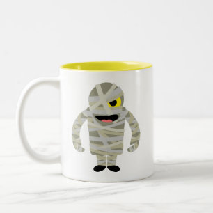 Mummy zombie Halloween Två-Tonad Mugg