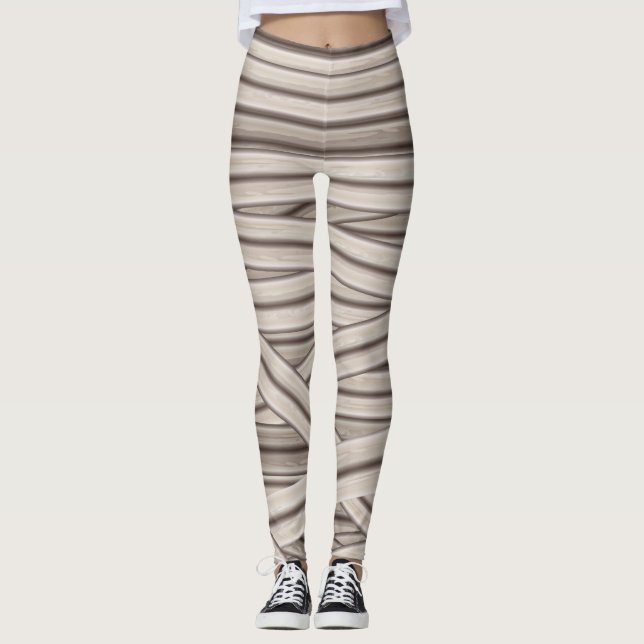 Mummyrandig Halloween Leggings (Framsida)