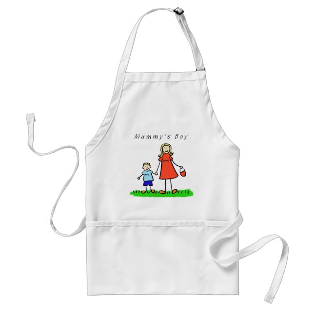 Mummy's Boy Apron (Blond) Förkläde (Framsidan)