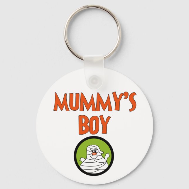 Mummy's Boy Halloween Tshirts and Gifts Nyckelring (Framsida)