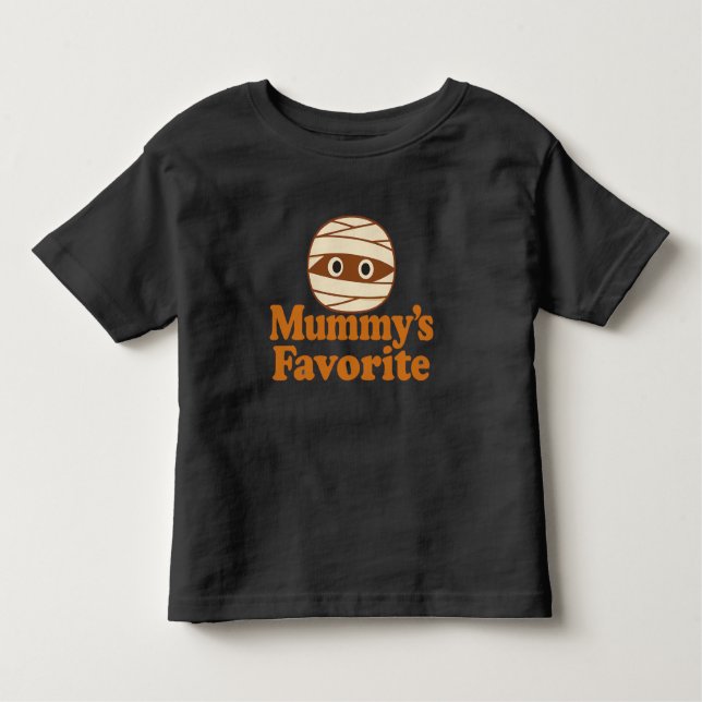 Mummy's Favorite - Funny Halloween Cute T Shirt (Framsida)