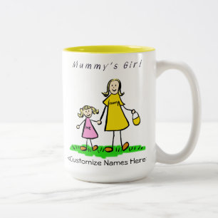 Mummy's Girl - Blonde Mor och Dotter Mugg