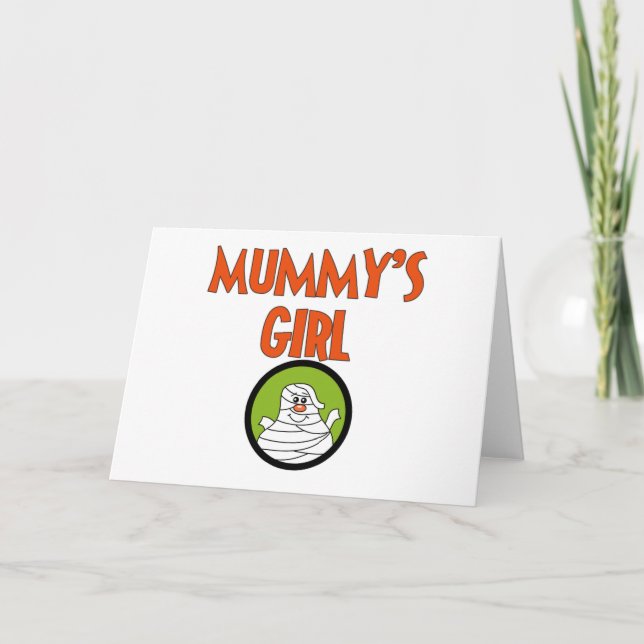 Mummy's Girl T-shirts and Gifts Kort (Framsida)