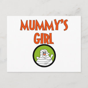 Mummy's Girl T-shirts and Gifts Vykort