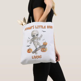 Mummy's LIttle Boo Mummy Skateboarding Tote Tygkasse