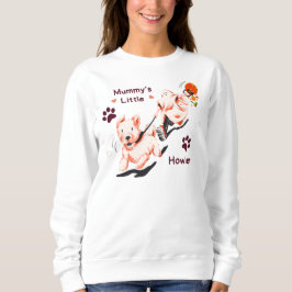 Mummy's Little Howler Hund Ghost Halloween Pumpkin T Shirt