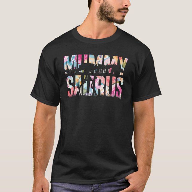 Mummysaurus Rex Mamma Dinosaur Rex Mummy Saurus T Shirt (Framsida)