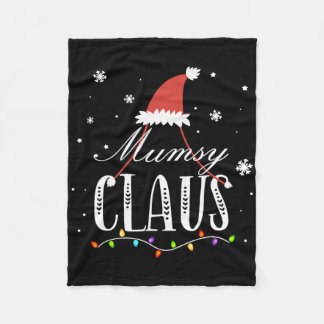 Mumsy Claus Family Matching Santa Hat jul Pa Fleecefilt