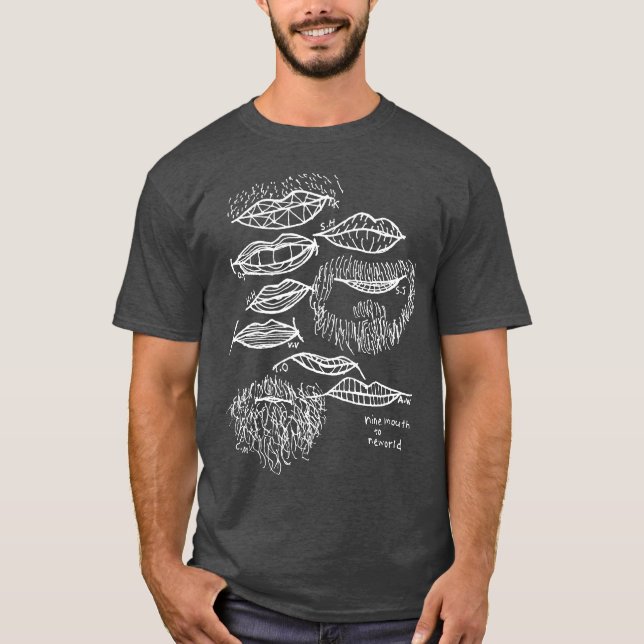 mun nio till den nya världen t shirt (Framsida)