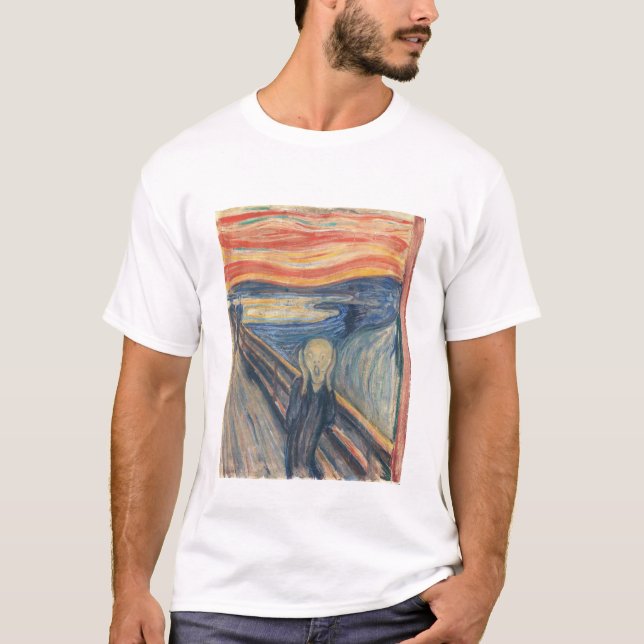 Munch är Skrämen T Shirt (Framsida)