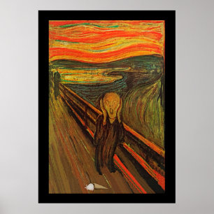 Munch - Ice Skräm Poster