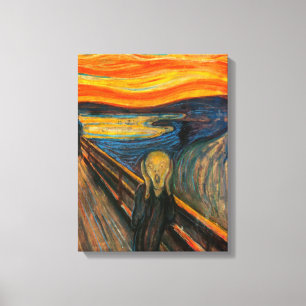 Munch Kanvastrycket Skräm Canvastryck