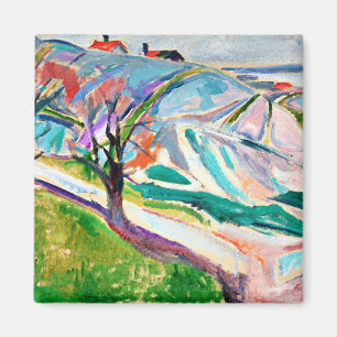 Munch - Krageros landskap Magnet