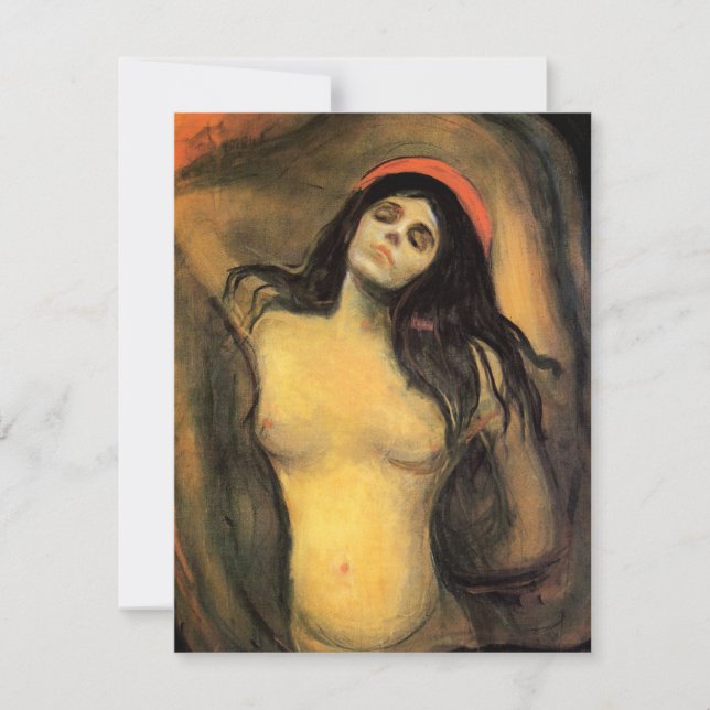 Munch Madonna-inbjudningar Inbjudningar (Framsida)
