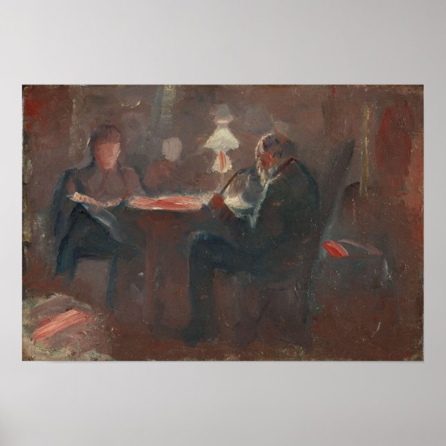 Munch - Runt paraffinflaskan Poster (Framsidan)