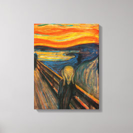 Munch the Skräm-Kanvastrycket Canvastryck