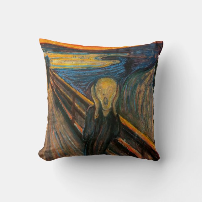 Munch the Skräm Pillow Kudde (Framsida)