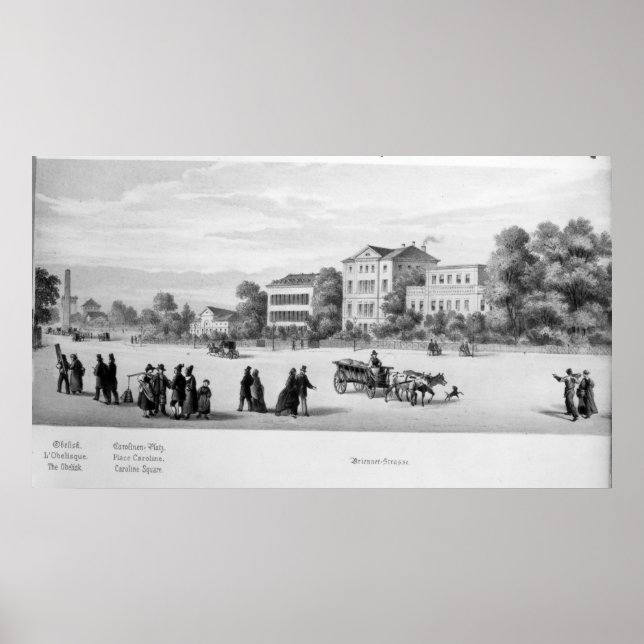 München, 1869 poster (Framsidan)