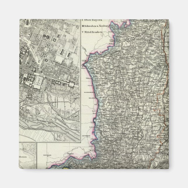 München, Augsburg, Bayern Magnet (Framsidan)