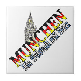 München Bavaria Tyskland Deutchland München Kakelplatta