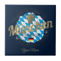 München Bavaria Vintage City Tyskland souvenir