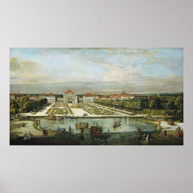 München - Bernardo Bellotto Fina konstaffischer Poster (Framsidan)