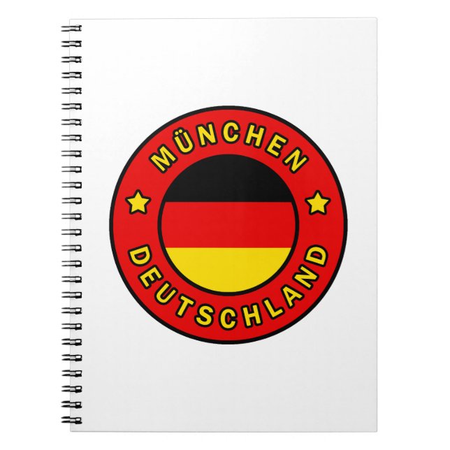 München Deutschland Anteckningsbok (Framsidan)