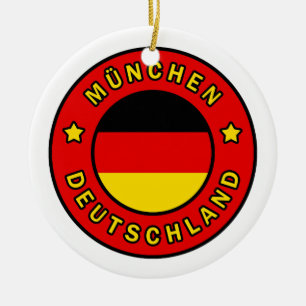 München Deutschland Julgransprydnad Keramik