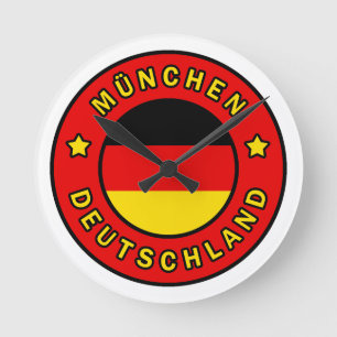 München Deutschland Rund Klocka