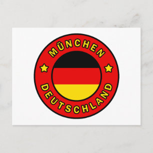 München Deutschland Vykort