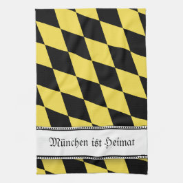 München Flagga Handduk Hemma Kökshandduk