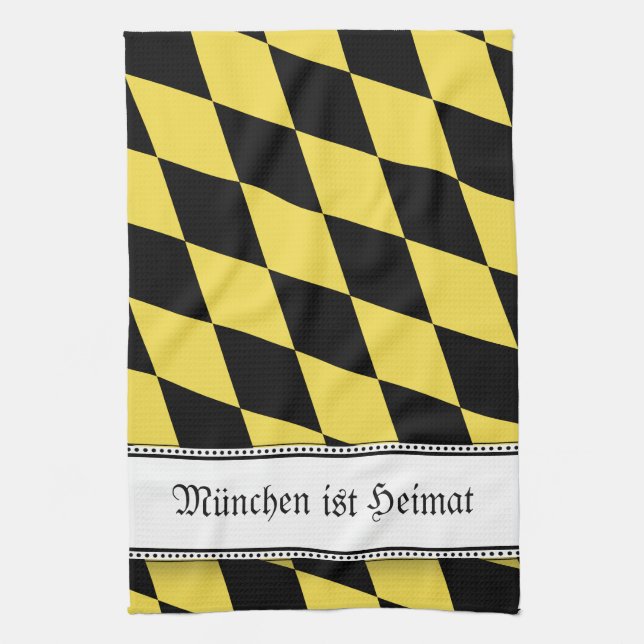 München Flagga Handduk Hemma Kökshandduk (Vertikal)