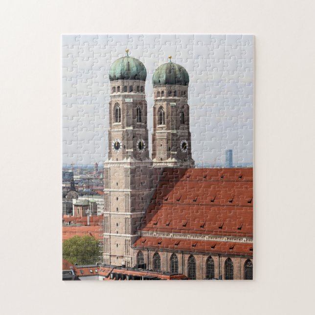 München Frauenkirche Cathedral - 11x14 - 252 delar Pussel (Vertikal)