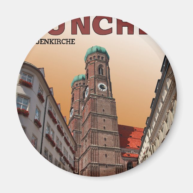 München - Frauenkirche Magnet (Framsidan)