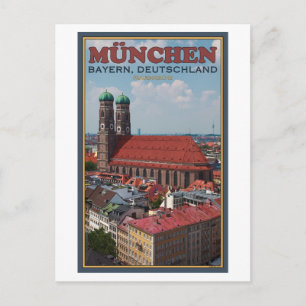 München Frauenkirche (Porträtt) Vykort