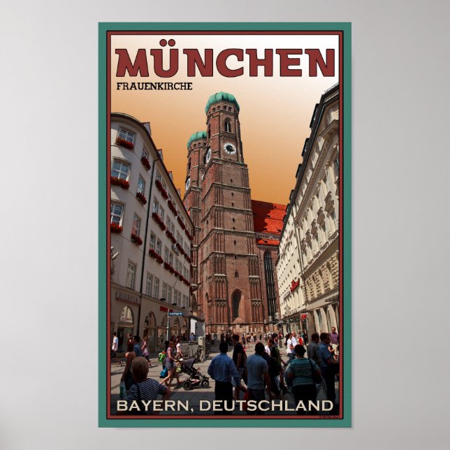 München - Frauenkirche Poster (Framsidan)