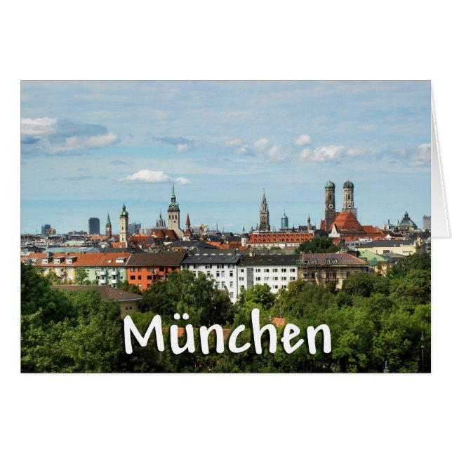 München Hälsningskort (Framsidan Horizontal)