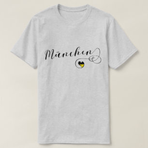 München Heart, Kärlek München Bavaria T Shirt