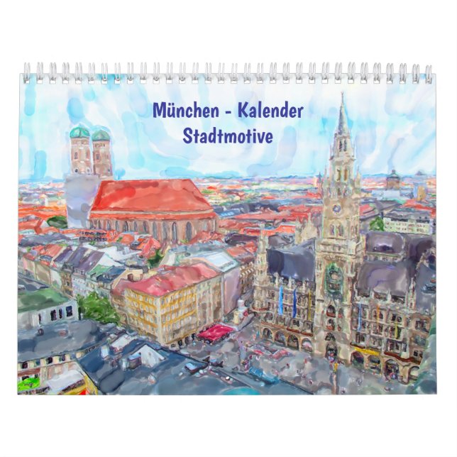 München kalender – stadsmotiv (Omslag)